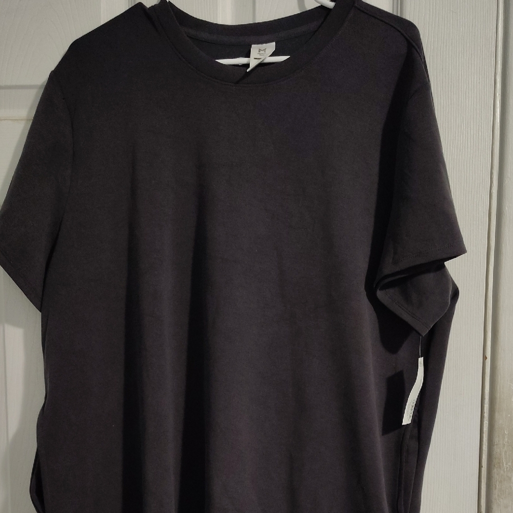 Women's Black Midi Dress with Relaxed Fit and Pockets